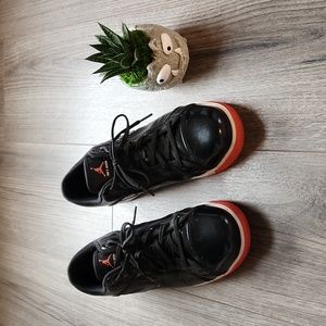 🖤❤️ Nike Jordan Sky High Low Black with Pink/Red Accent Youth 6.5/Women 8 ❤️🖤